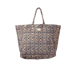 Boho shopper "Juliette" – in stijlvol donkerblauw met blockprint